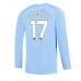 Manchester City Kevin De Bruyne #17 Replika Hemma matchkläder 2023-24 Långa ärmar